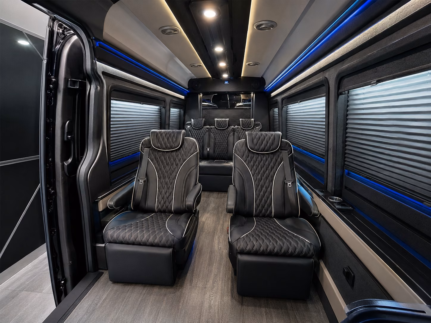 20 passenger sprinter van inside