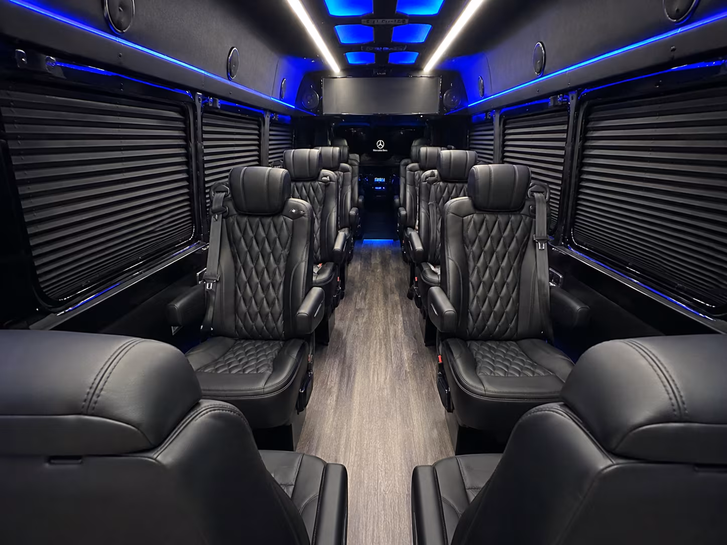 chula vista 8 passenger sprinter van inside